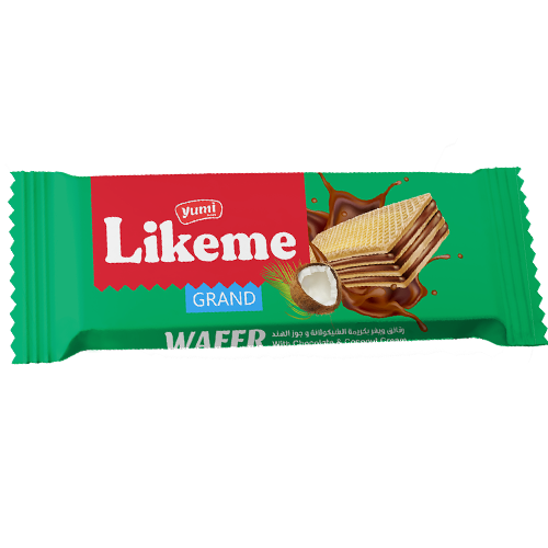 Likeme Wafer with Chocolate & Coconut Cream